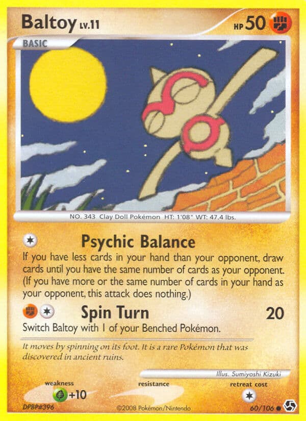 Baltoy — Great Encounters Pokémon card