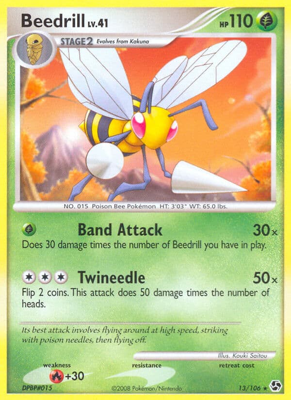 Beedrill — Great Encounters Pokémon card