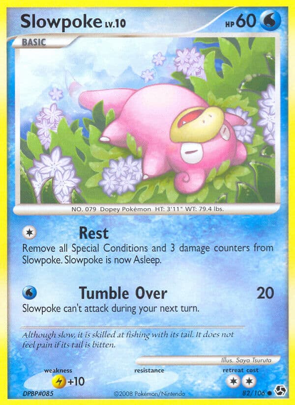 Slowpoke — Great Encounters Pokémon card
