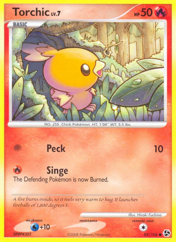 Torchic — Great Encounters Pokémon card