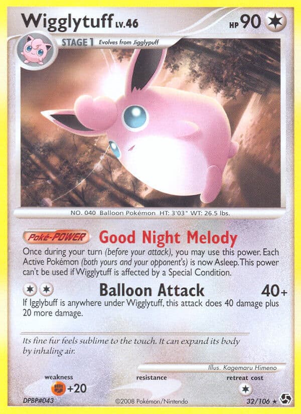 Wigglytuff — Great Encounters Pokémon card