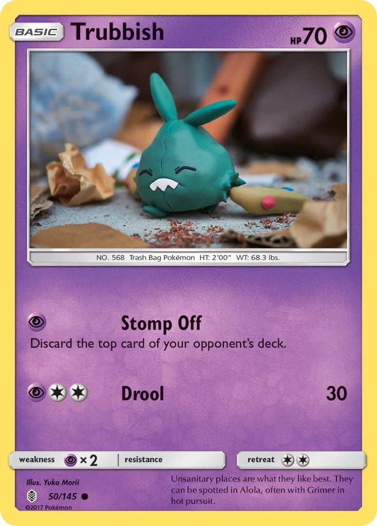 Trubbish — Guardians Rising Pokémon card