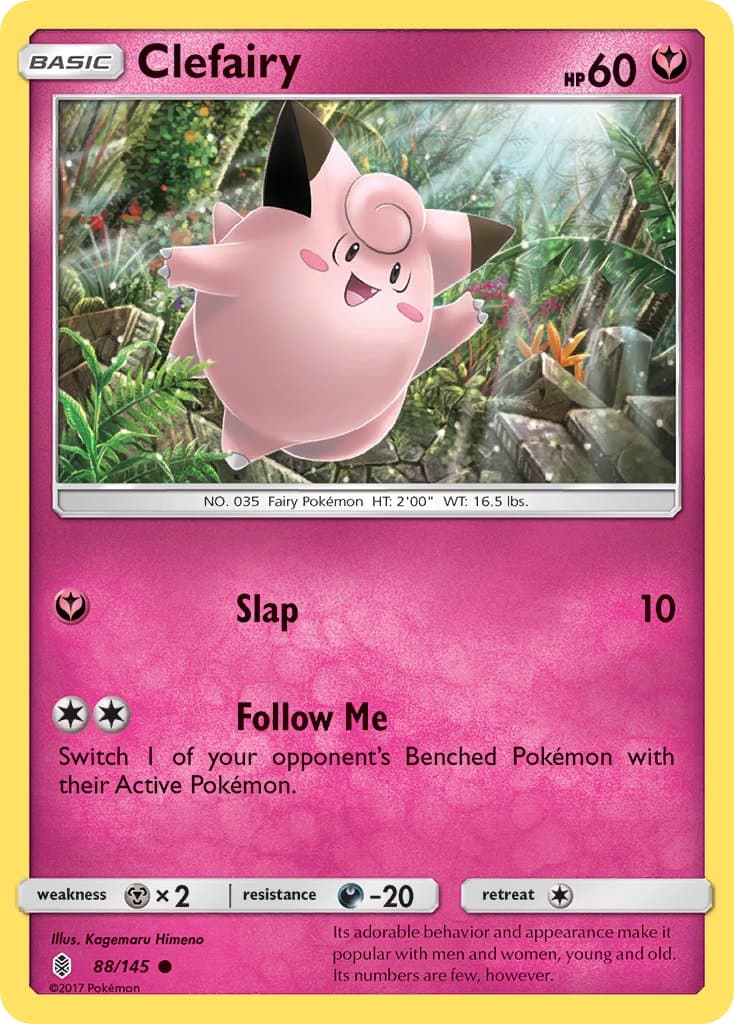 Clefairy — Guardians Rising Pokémon card