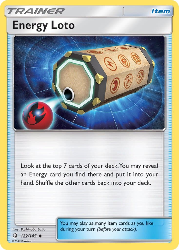 Energy Loto — Guardians Rising Pokémon card