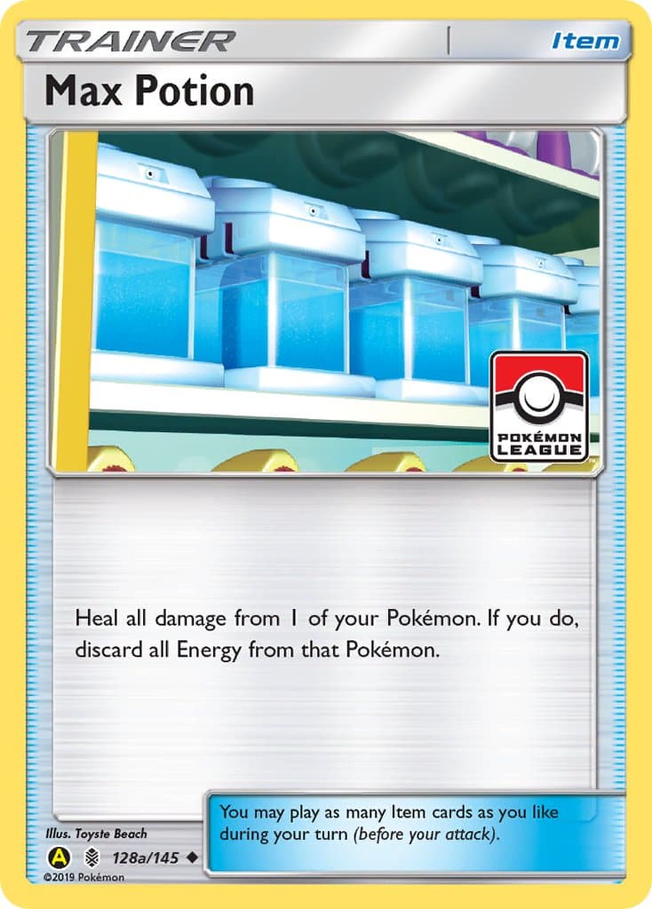 Max Potion Yaa — Guardians Rising Pokémon card