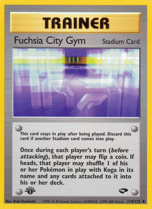 Fuchsia City Gym — Gym Challenge Pokémon card