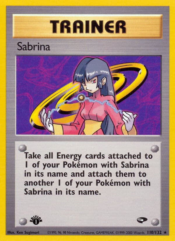 Sabrina — Gym Challenge Pokémon card