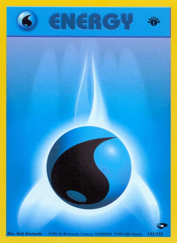 Water Energy — Gym Challenge Pokémon card
