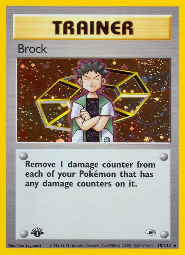 Brock — Gym Heroes Pokémon card