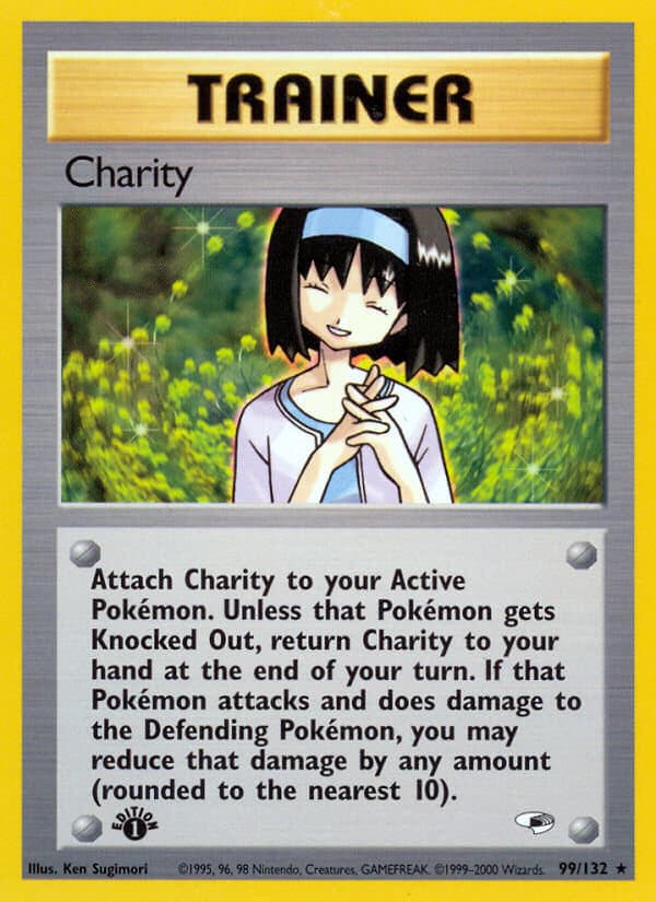 Charity — Gym Heroes Pokémon card