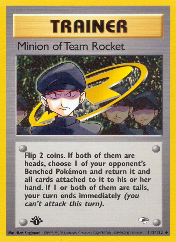 Minion Of Team Rocket — Gym Heroes Pokémon card