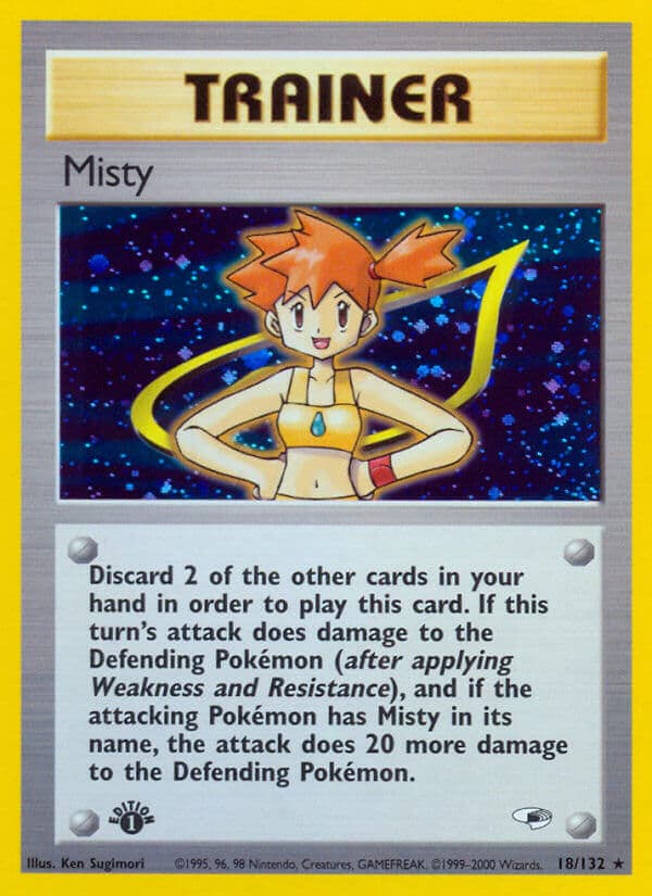 Misty — Gym Heroes Pokémon card