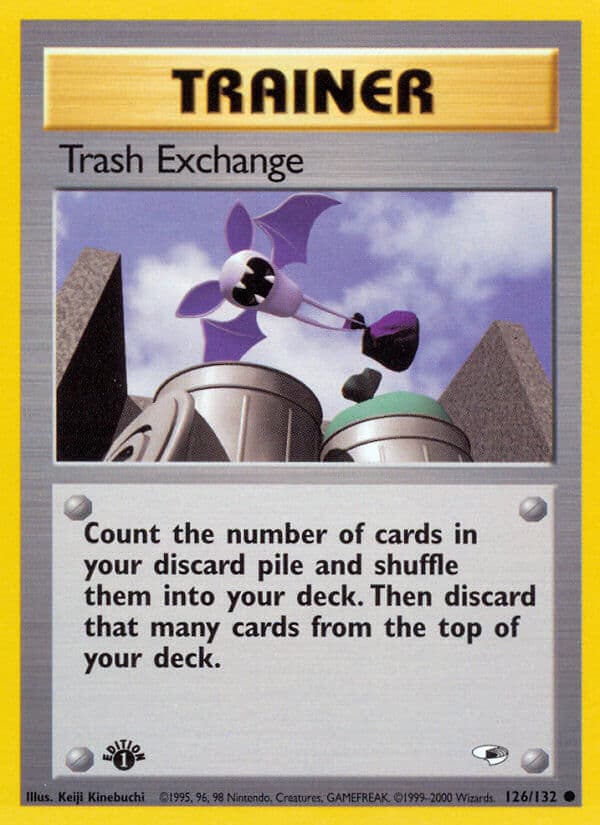 Trash Exchange — Gym Heroes Pokémon card