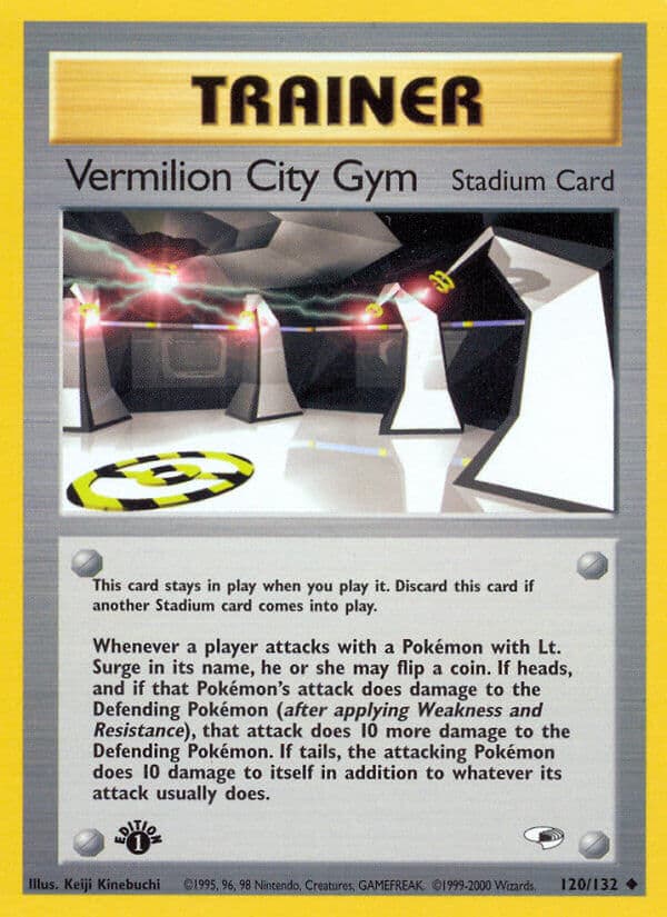 Vermilion City Gym — Gym Heroes Pokémon card