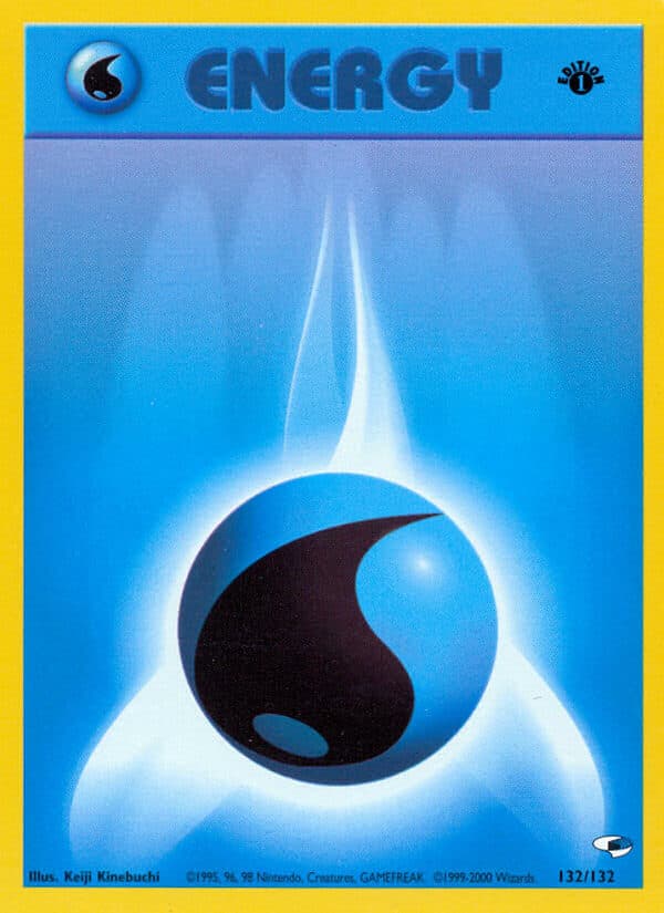 Water Energy — Gym Heroes Pokémon card