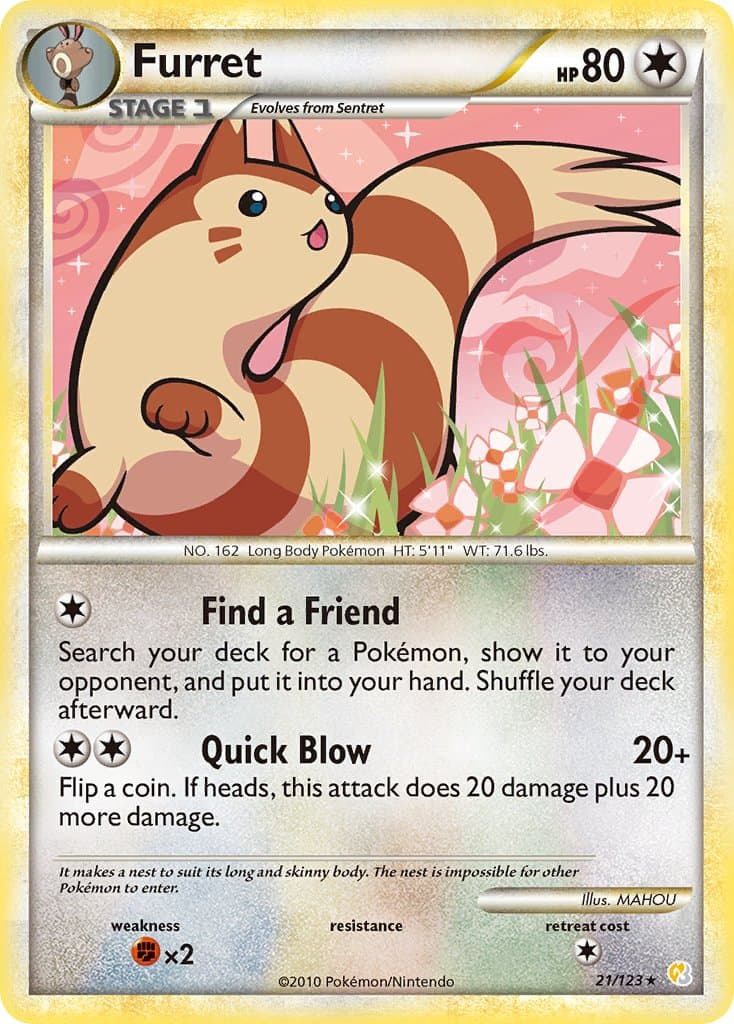 Furret — Heartgold Soulsilver