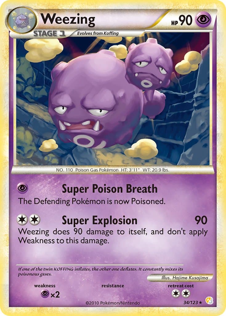 Weezing — Heartgold Soulsilver