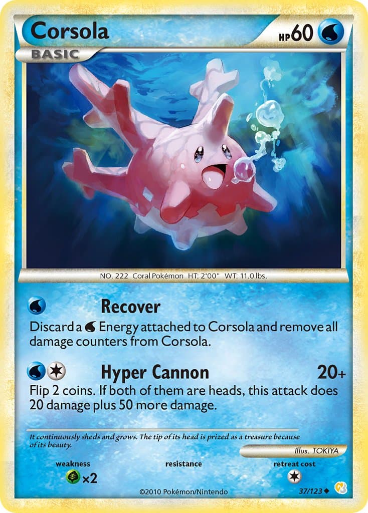 Corsola — Heartgold Soulsilver