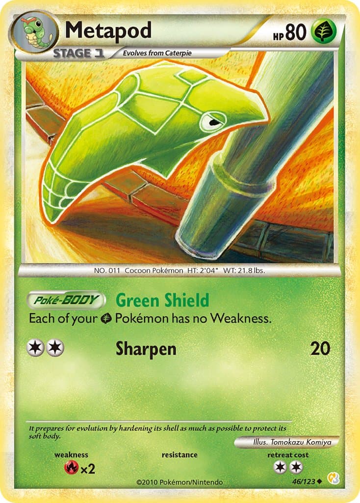 Metapod — Heartgold Soulsilver