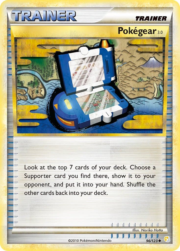 Pokegear30 — Heartgold Soulsilver Pokémon card