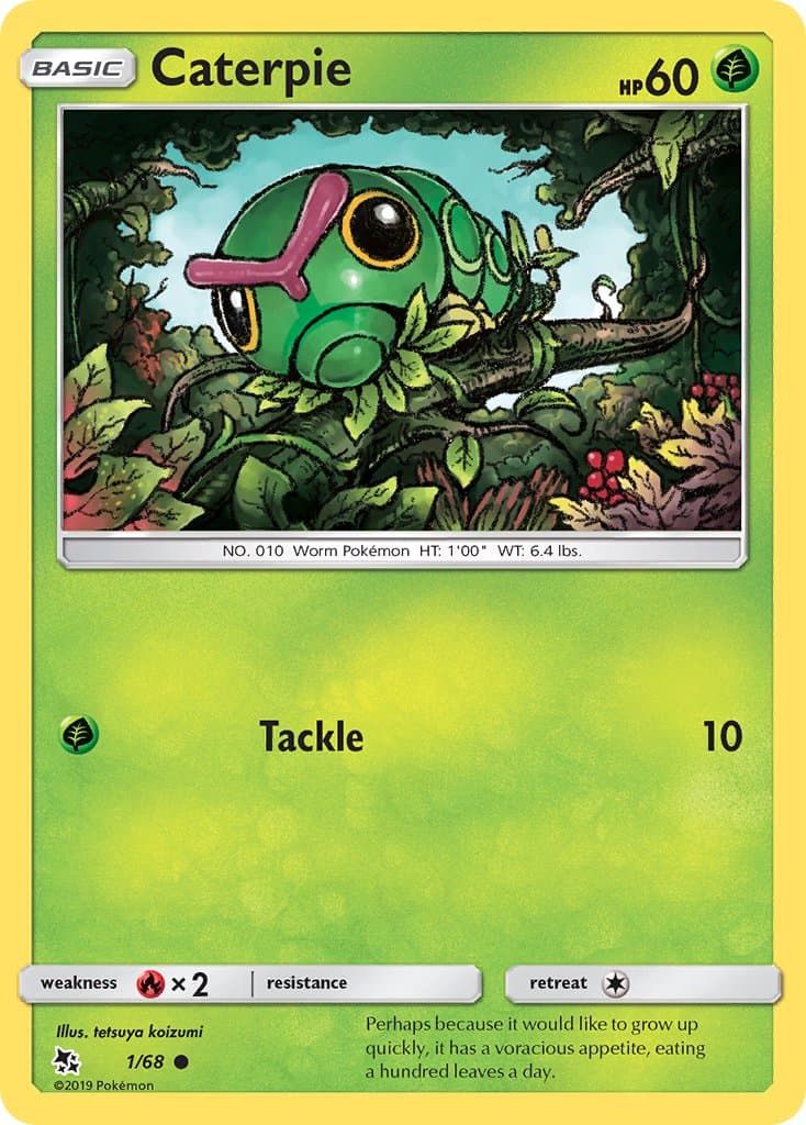 Caterpie — Hidden Fates