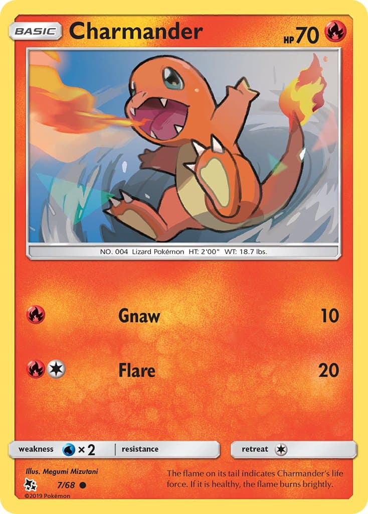 Charmander — Hidden Fates Pokémon card