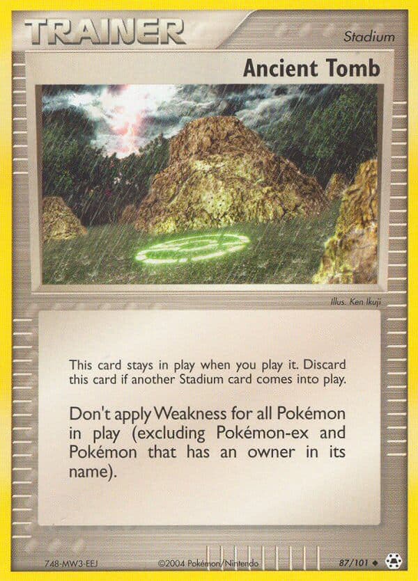 Ancient Tomb — Hidden Legends Pokémon card