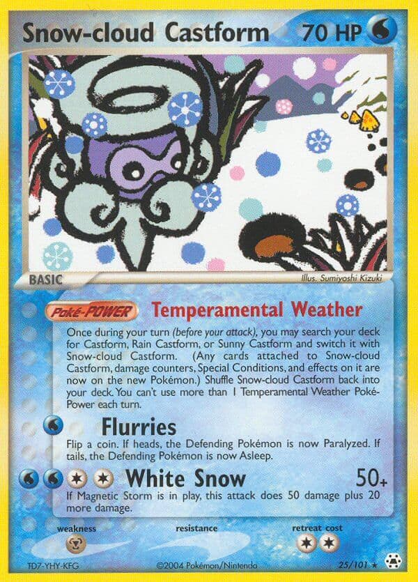 Snow Cloud Castform — Hidden Legends