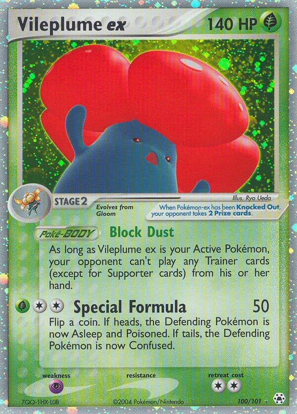 Vileplume Ex — Hidden Legends Pokémon card