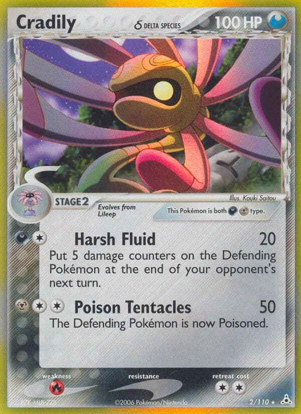Cradily Delta — Holon Phantoms Pokémon card