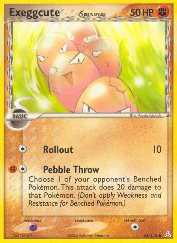 Exeggcute Delta — Holon Phantoms Pokémon card