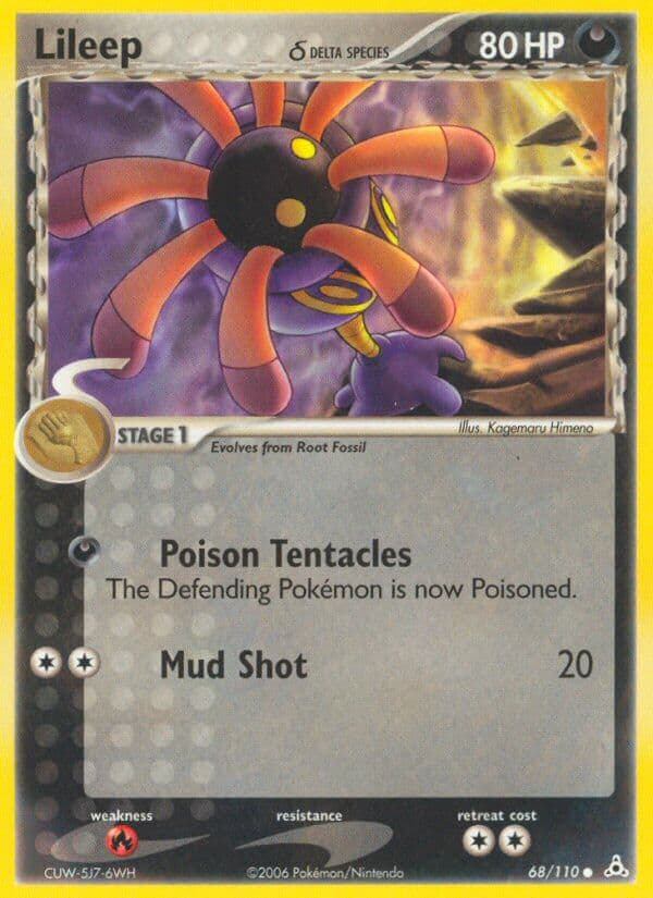 Lileep Delta — Holon Phantoms Pokémon card