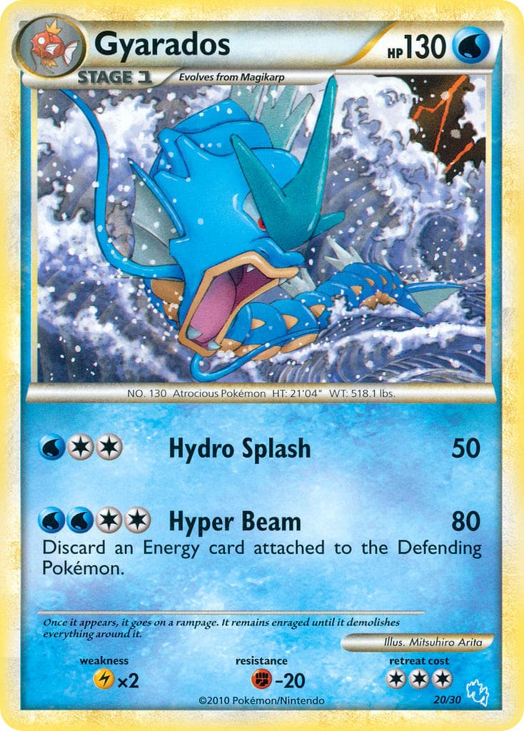 Gyarados — Hs Trainer Kit Gyarados Pokémon card