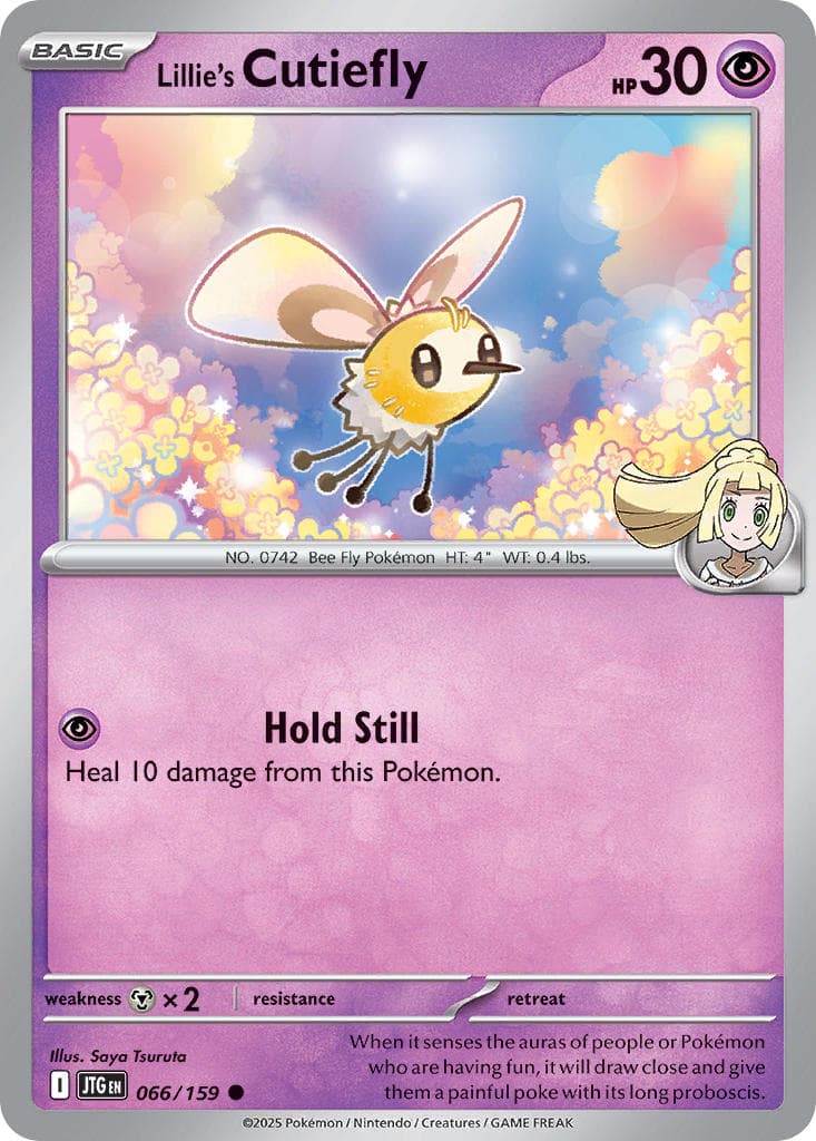 Lillie's Cutiefly — Journey Together Pokémon card