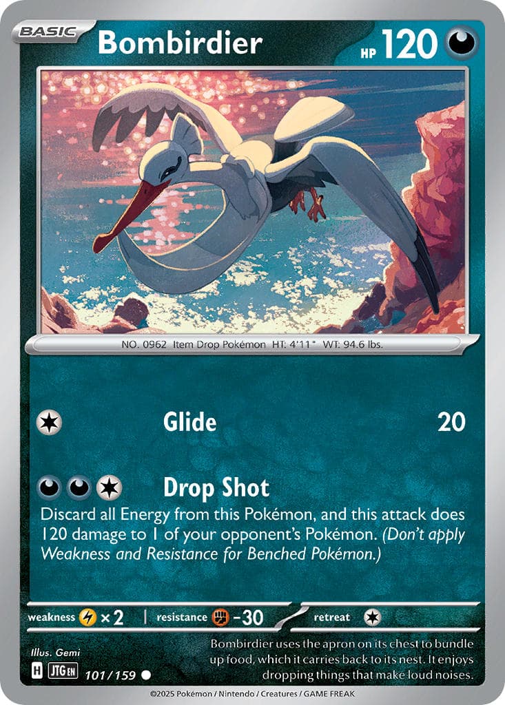 Bombirdier — Journey Together Pokémon card