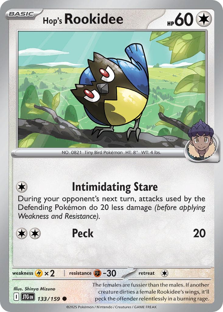Hop's Rookidee — Journey Together Pokémon card