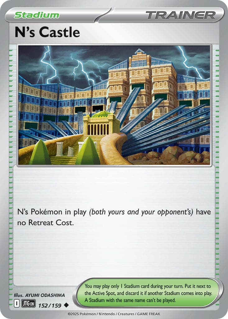 N's Castle — Journey Together Pokémon card