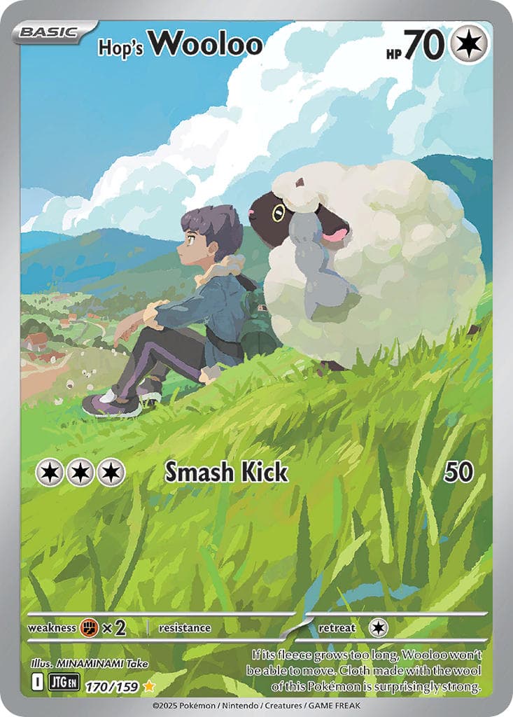 Hop's Wooloo — Journey Together Pokémon card