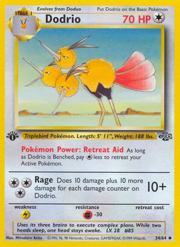 Dodrio — Jungle Pokémon card