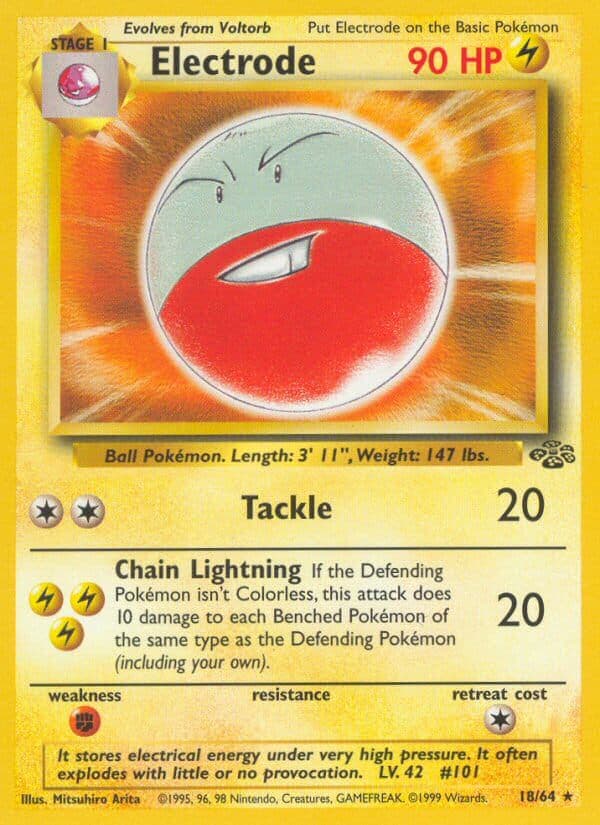 Electrode — Jungle Pokémon card