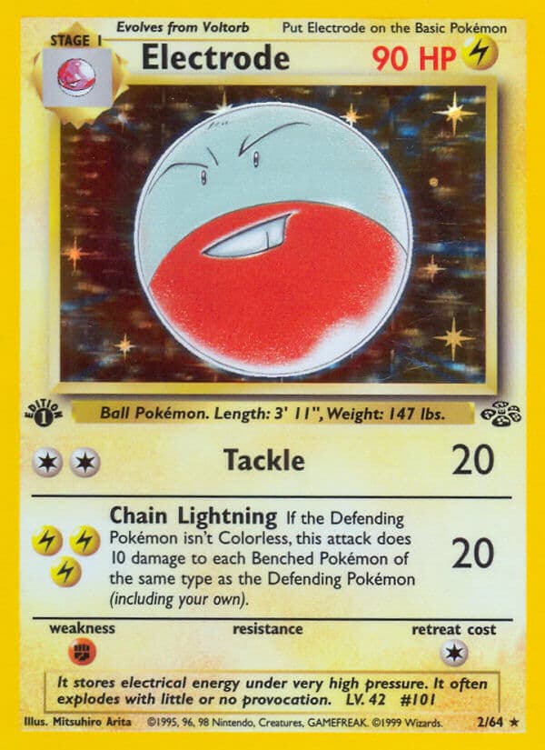 Electrode — Jungle Pokémon card