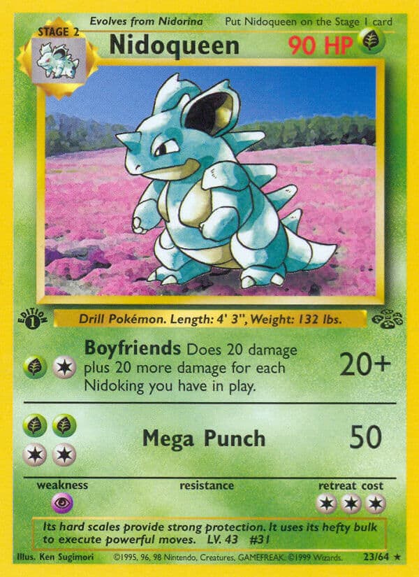 Nidoqueen — Jungle Pokémon card