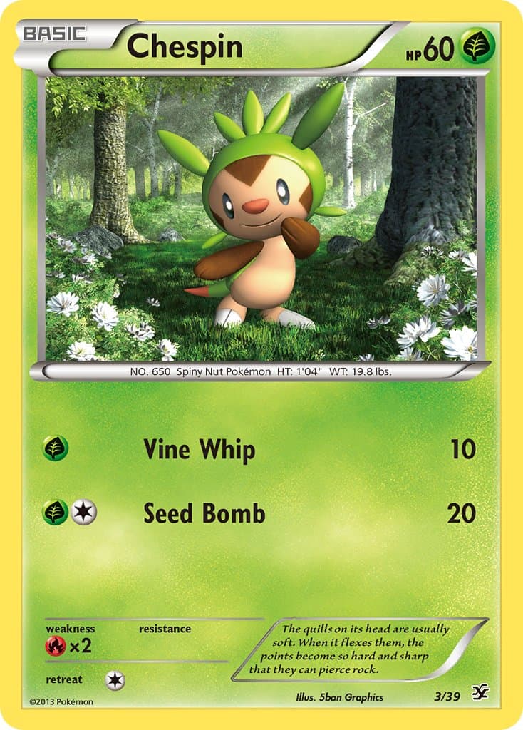 Chespin — Kalos Starter Set