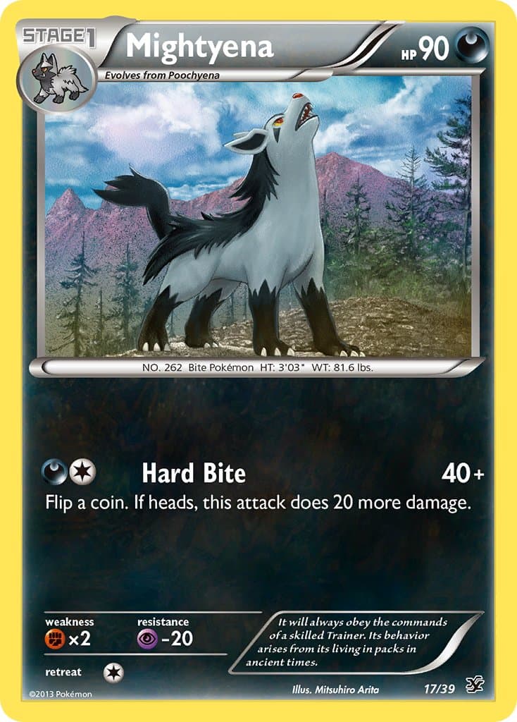 Mightyena — Kalos Starter Set