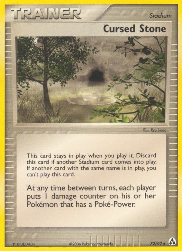 Cursed Stone — Legend Maker Pokémon card