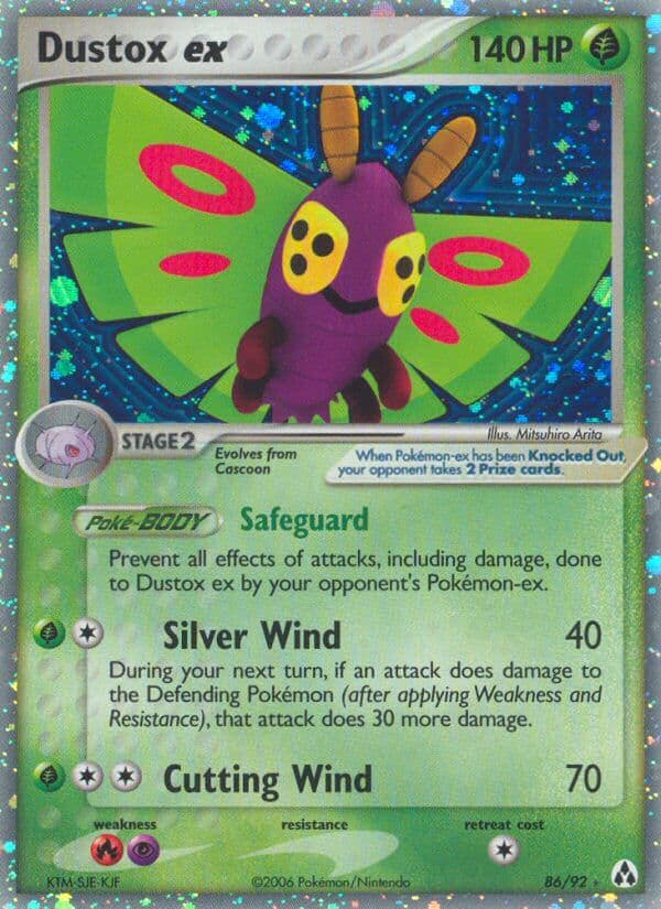 Dustox Ex — Legend Maker Pokémon card