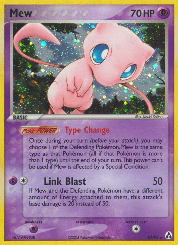 Mew — Legend Maker Pokémon card