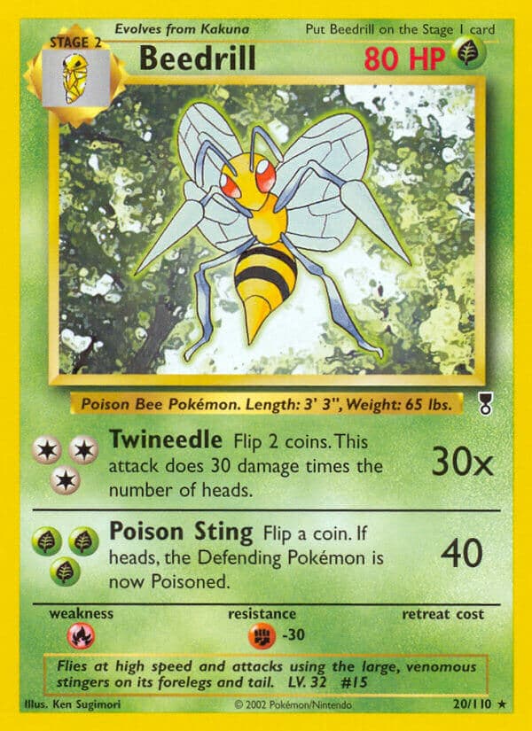 Beedrill — Legendary Collection Pokémon card