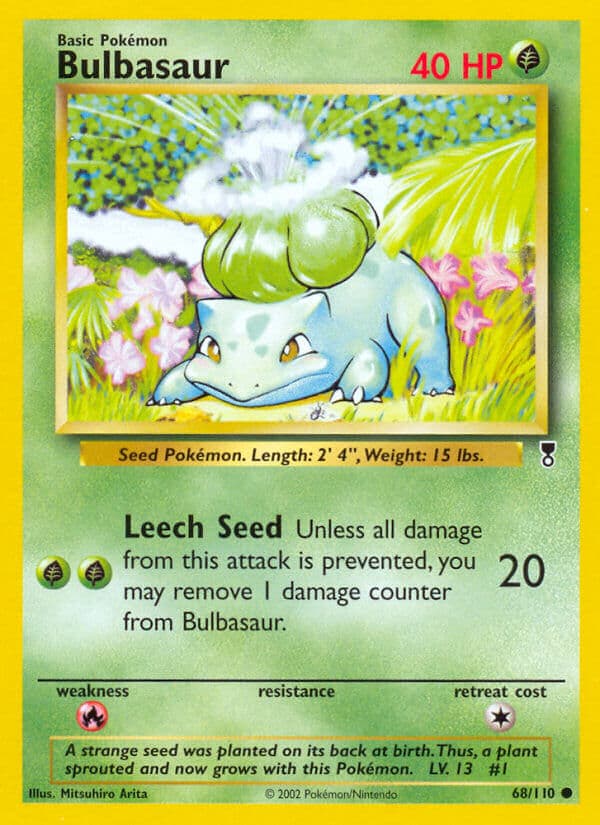 Bulbasaur — Legendary Collection Pokémon card
