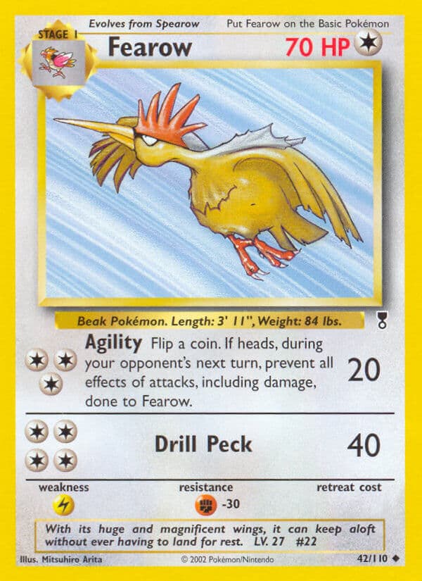 Fearow — Legendary Collection Pokémon card